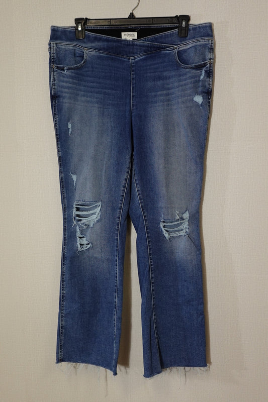 m jeans by maunces, Jeans: High-Rise Slim Boot, 2X