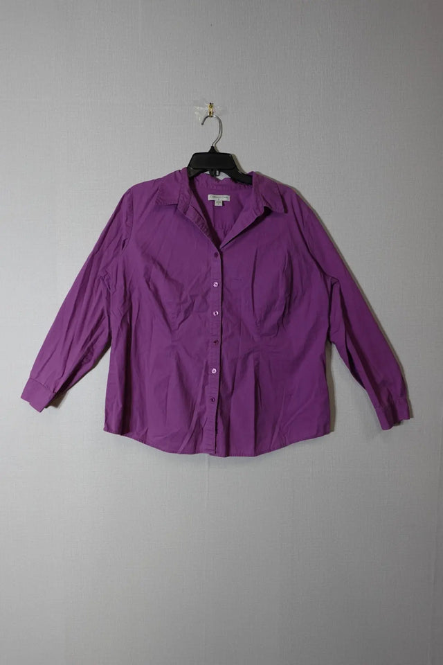 Coldwater Creek, Long Sleeve Button Down Top, Size 16