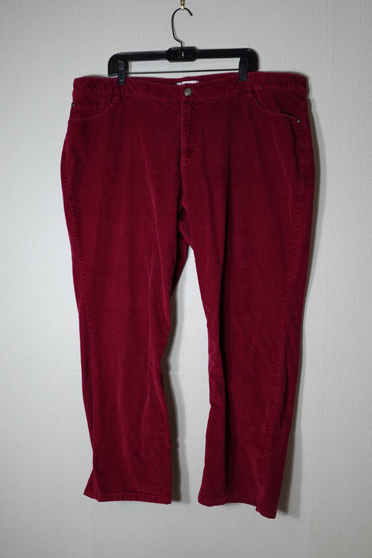 CJ Banks, Corduroy Jeans, Size 24W