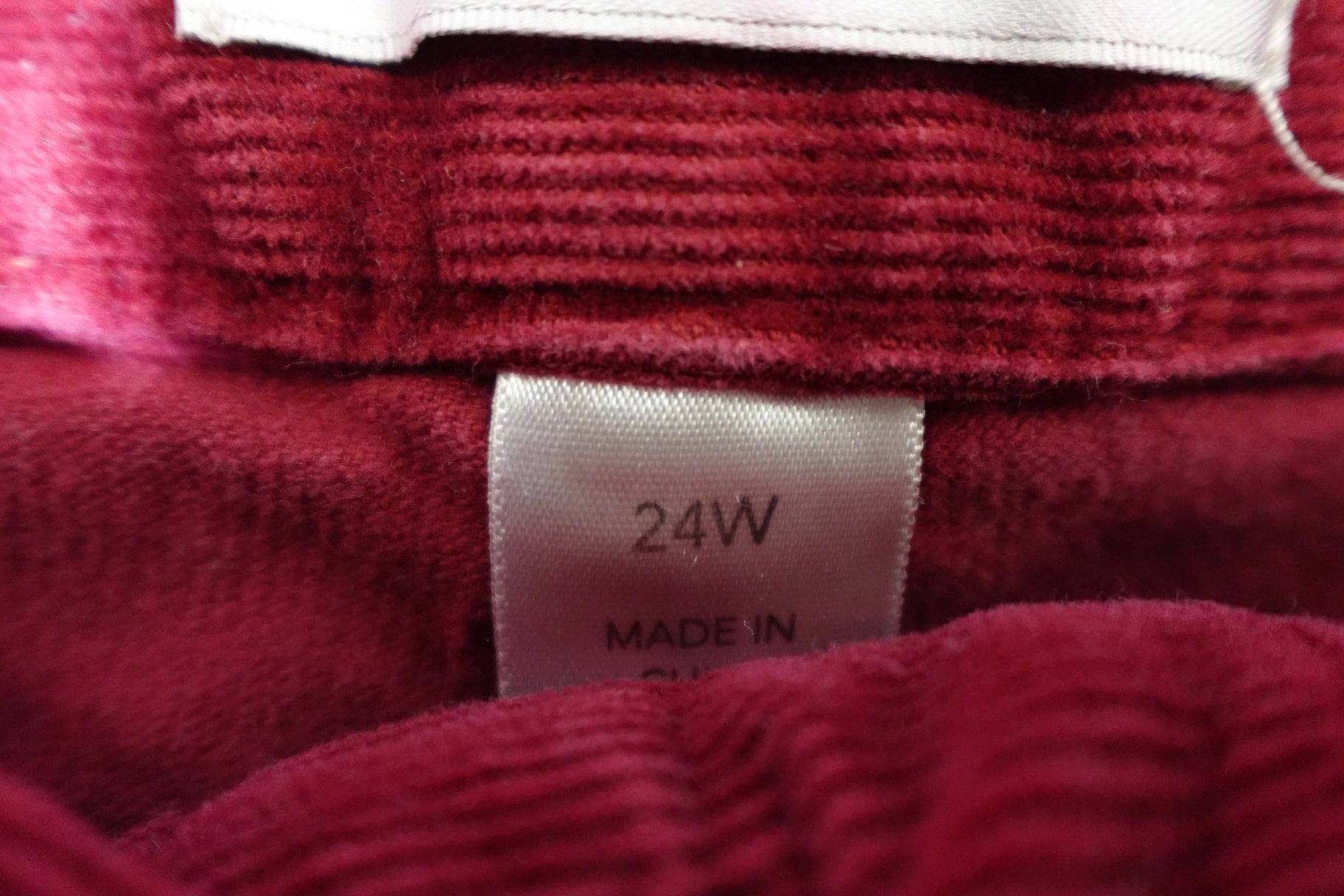 CJ Banks, Corduroy Jeans, Size 24W