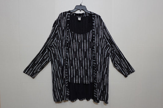 Onyx Nite, Long Sleeves Top, Size 4X
