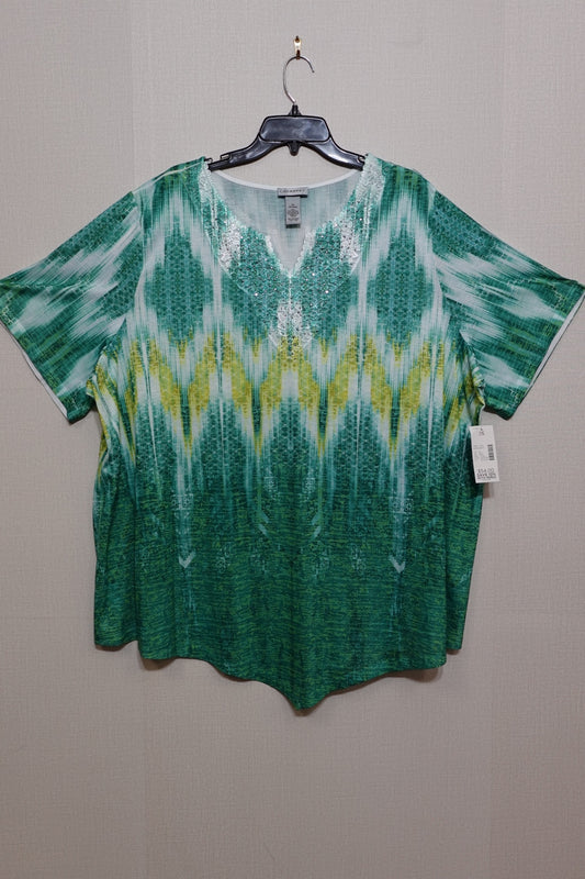 Catherines, New Short Sleeve Top, Size 26/28