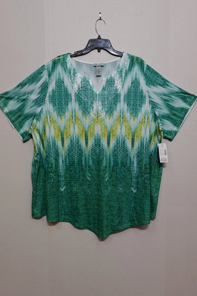 Catherines, New Short Sleeve Top, Size 26/28