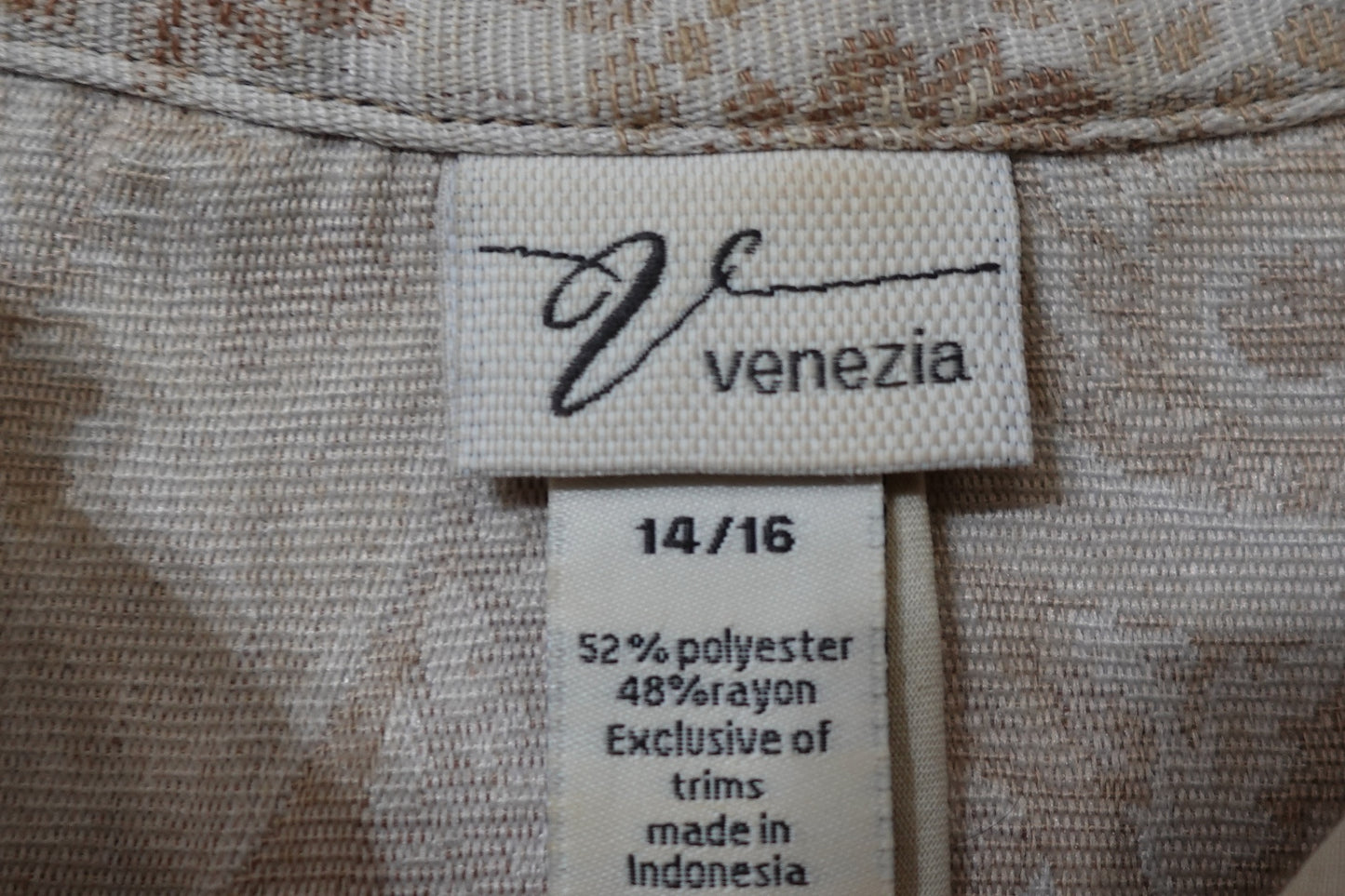 Venezia, Jacket, Size 14/16