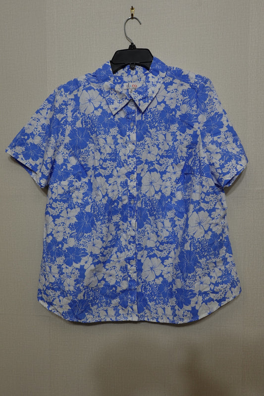 d&co, Short Sleeves Top, Size 16/18 (1X)