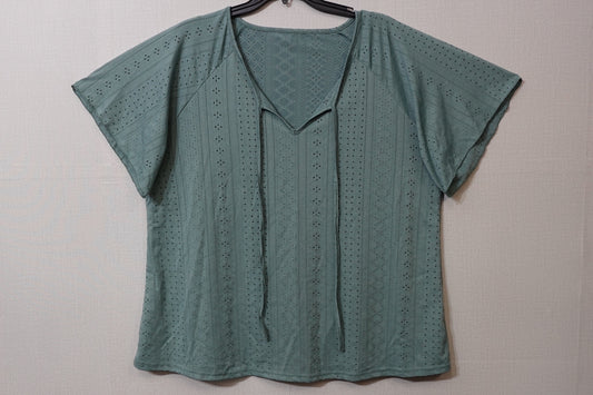 (No Label), Short Sleeve Top, Size 3X