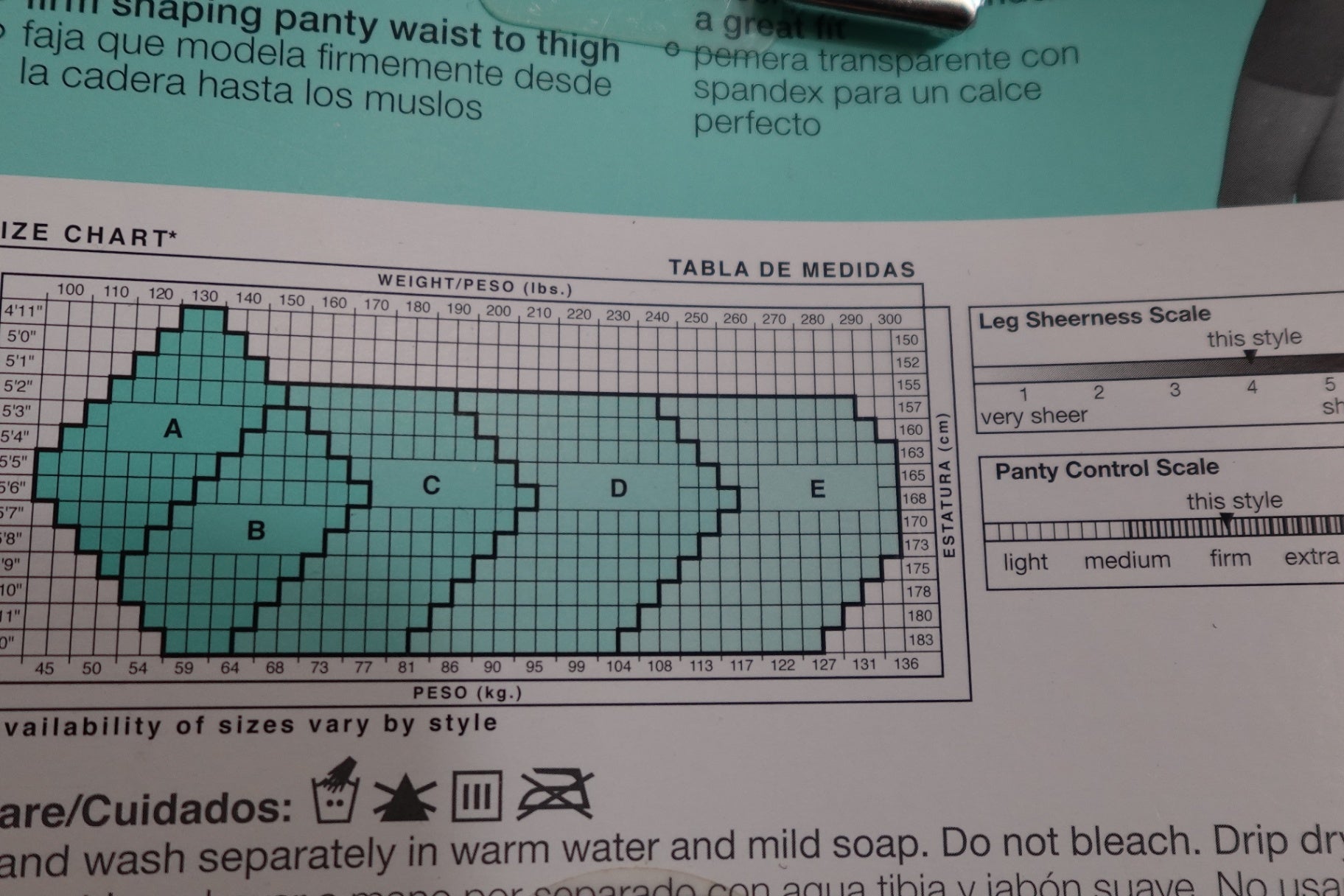 great shapes, new tights, Size E