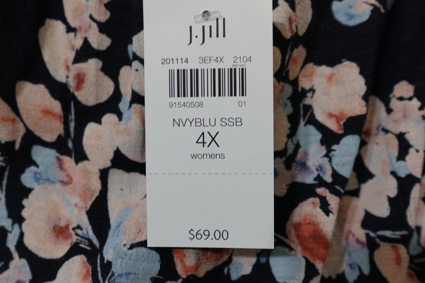 J. Jill, New Short Sleeved Top, Size 4X