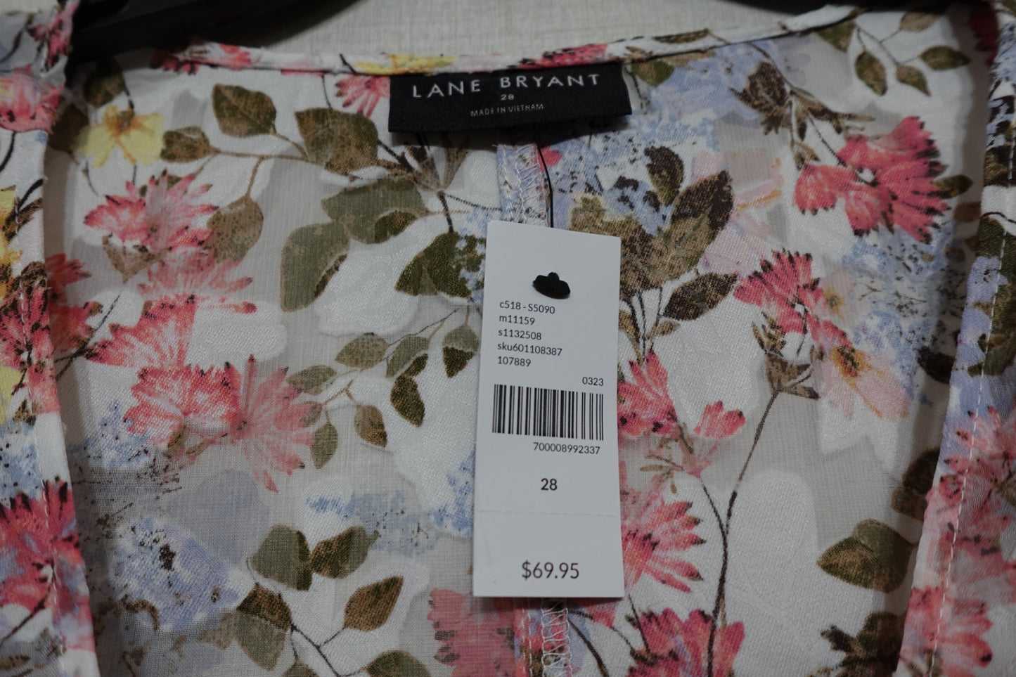 Lane Bryant, New Long Sleeve Top, Size 28