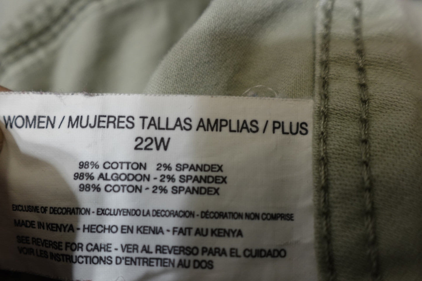 Gloria Vanderbilt, Capris, Size 22W