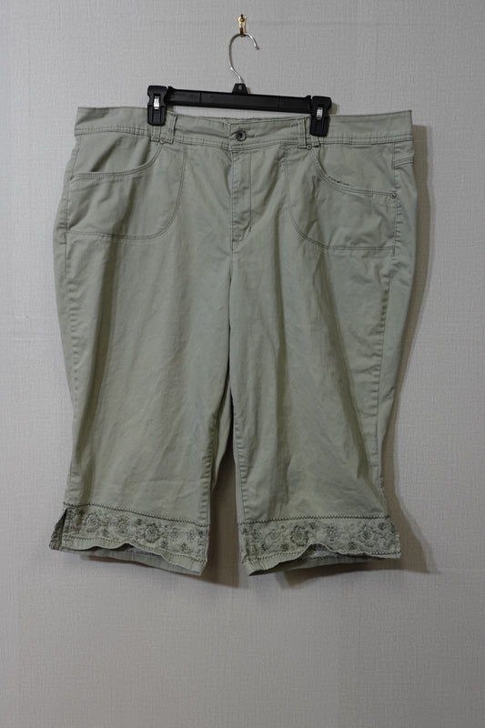 Gloria Vanderbilt, Capris, Size 22W