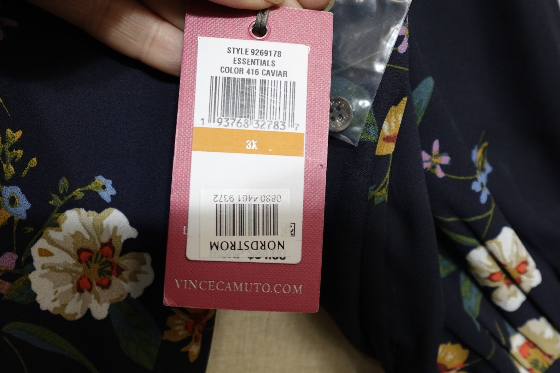 Vince Camuto, New Long Sleeve Top, Size 3X