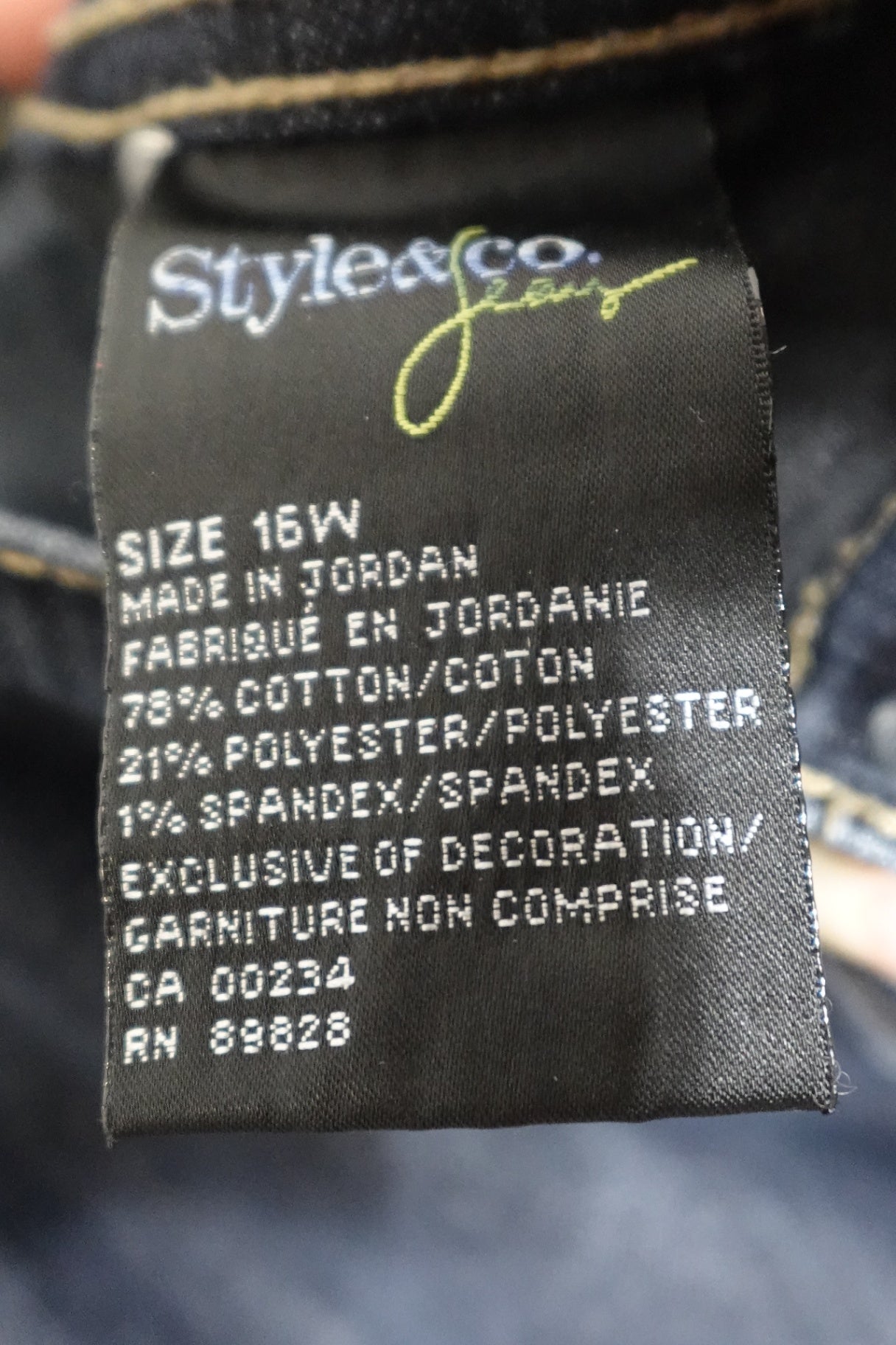 Style & Co., Jeans, Size 16W