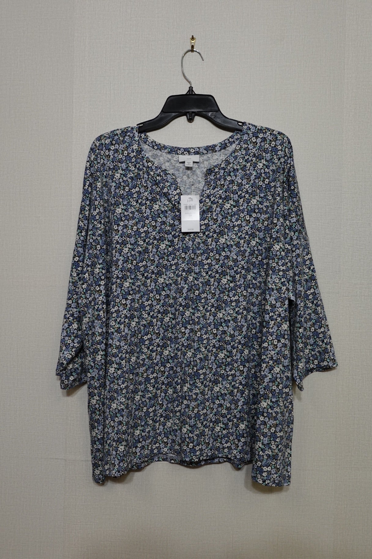 J. Jill, New 3/4 Sleeved Top, Size 3X