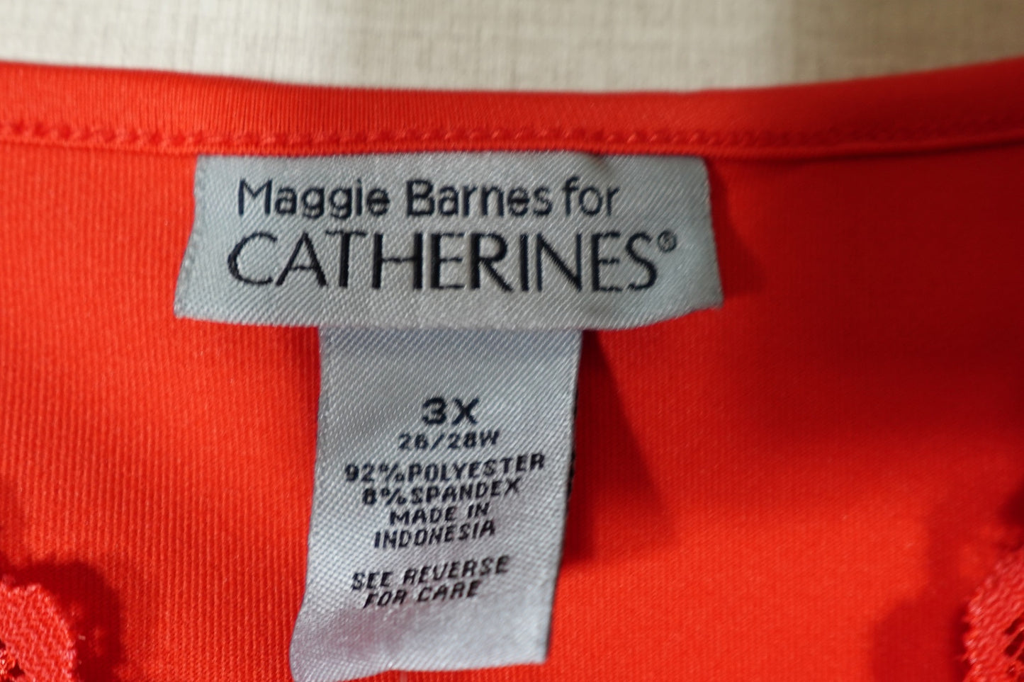Maggie Barnes For Catherines, New sleeveless top, Size 28.28W
