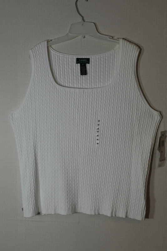 Lauren Ralph Lauren, New sleeveless top, Size 3X