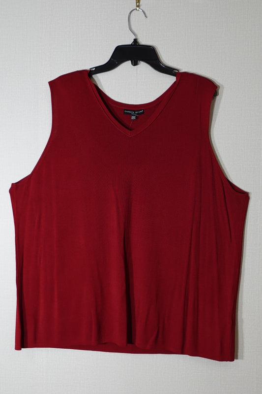 CAROLYN TAYLOR, New sleeveless top, Size 3X