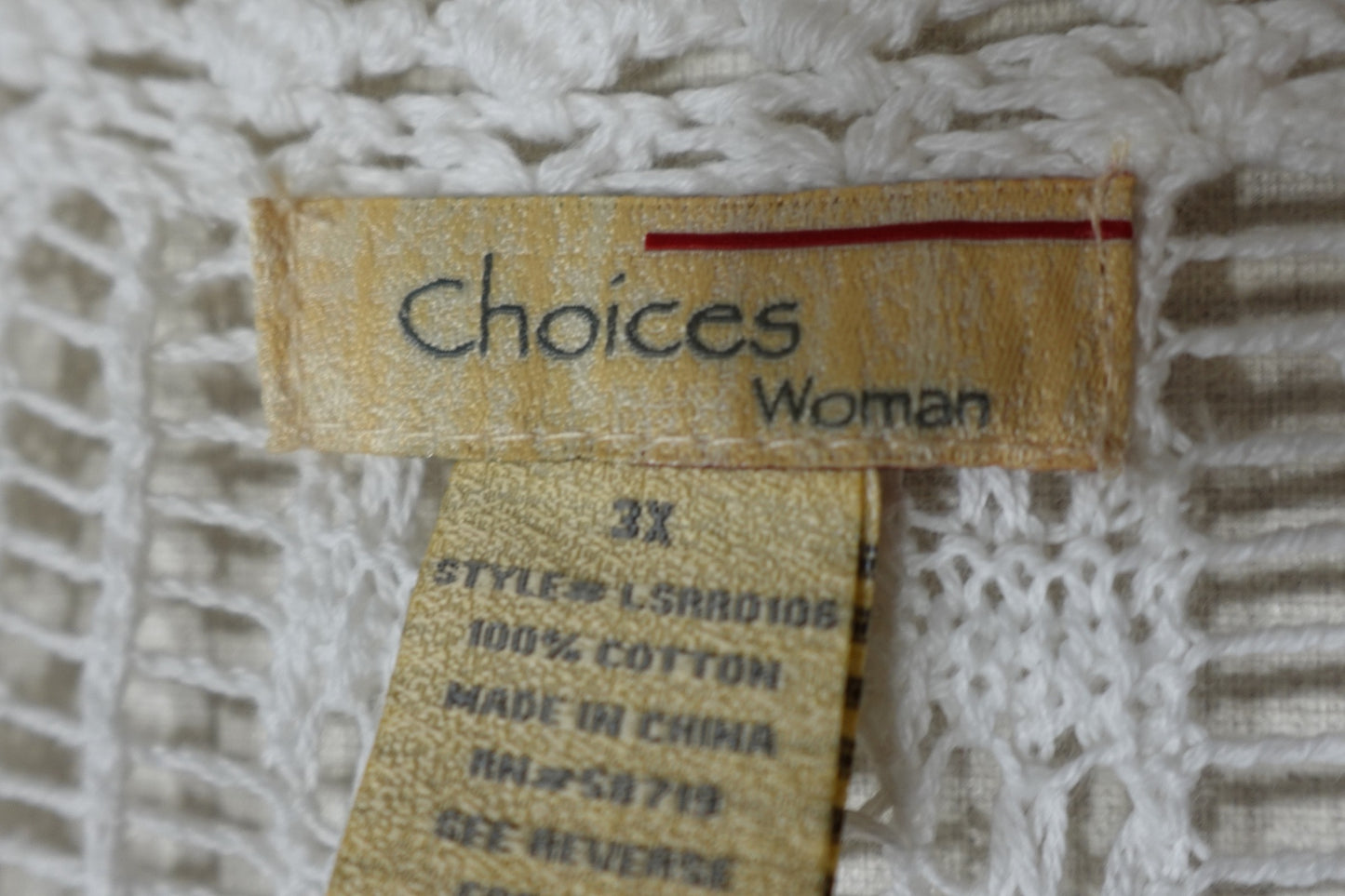 Choices, New  cardigan, Size 3X