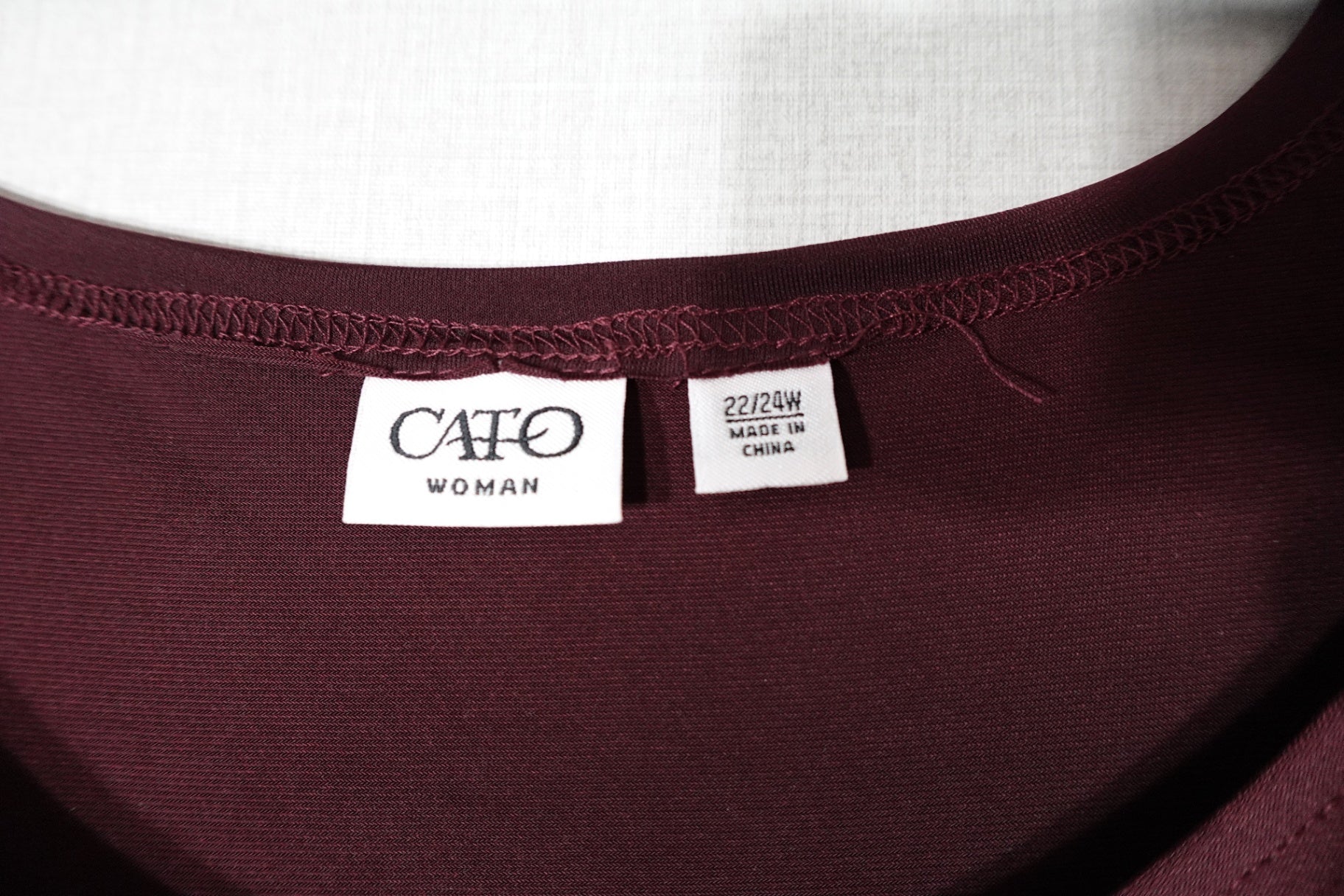 CATO, 3/4 sleeve Top, Size 22/24W