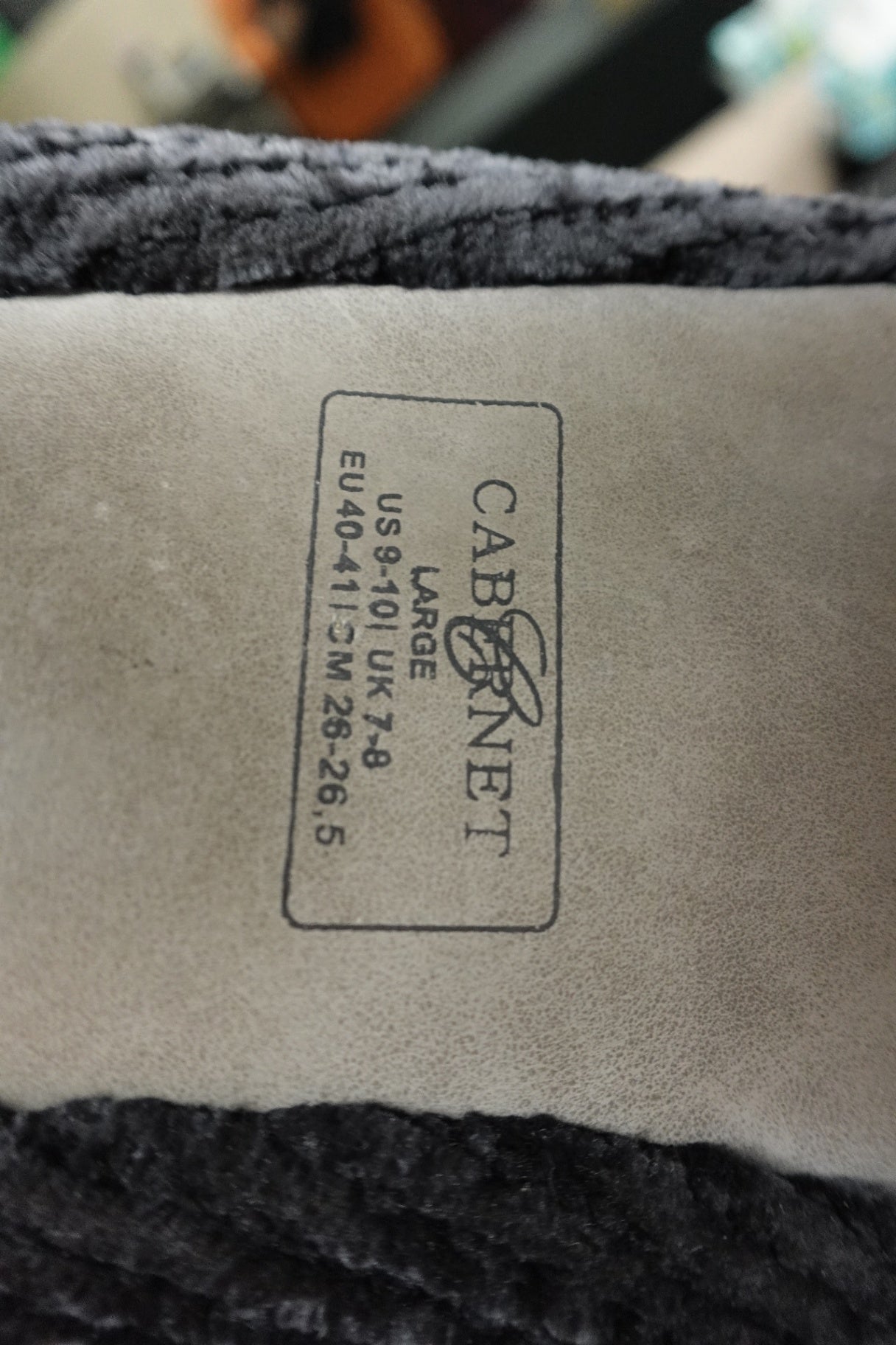 Cabernet, Fuzzy Slipper Boots, Size 9/10