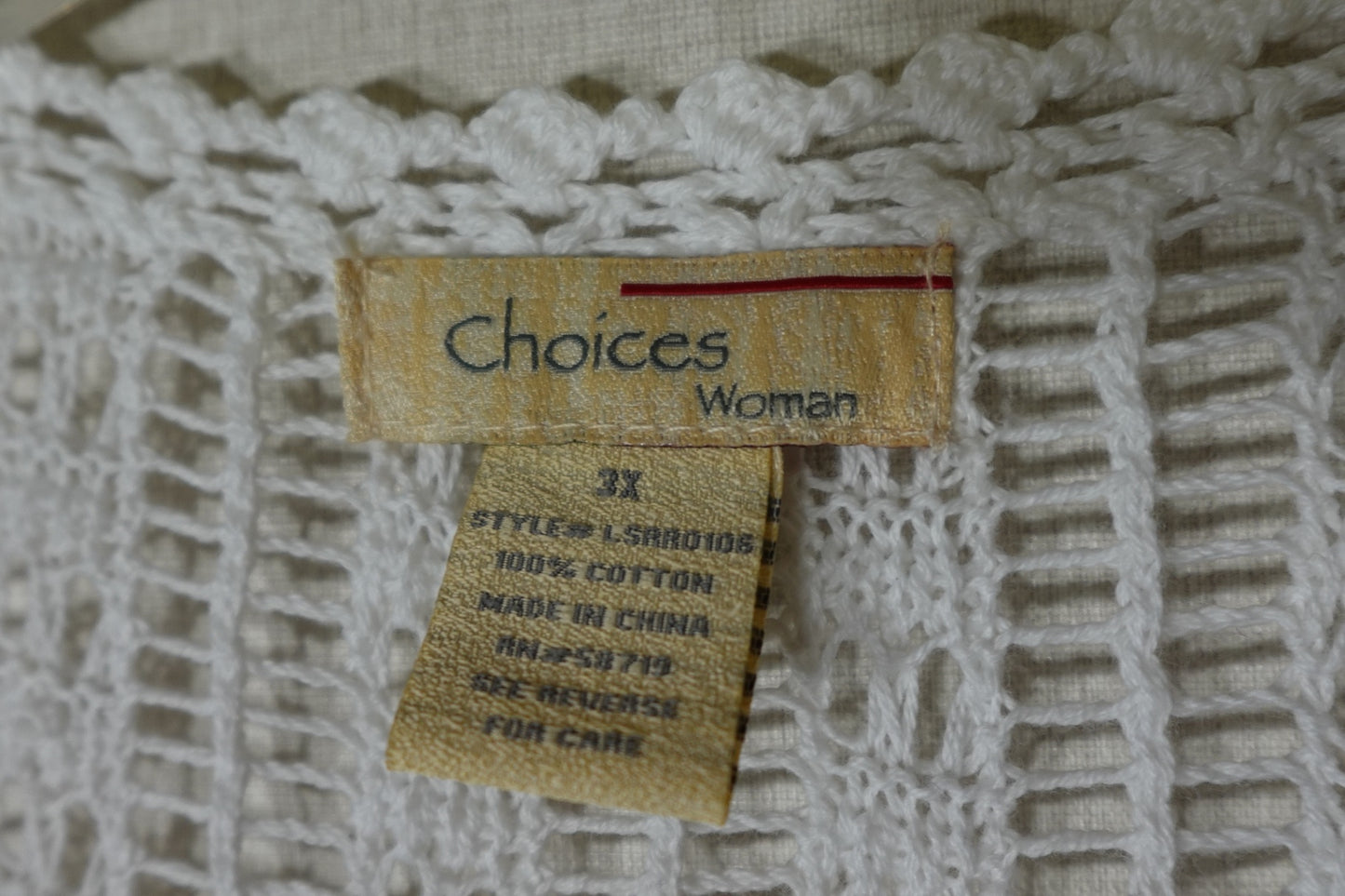 Choices, New  cardigan, Size 3X