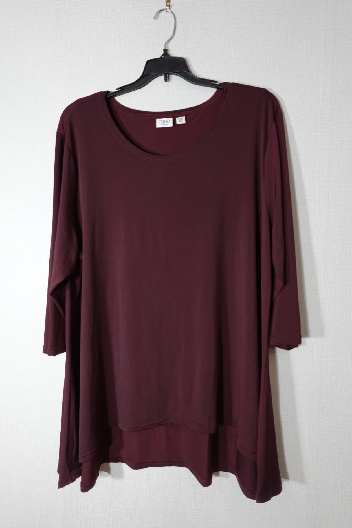 CATO, 3/4 sleeve Top, Size 22/24W