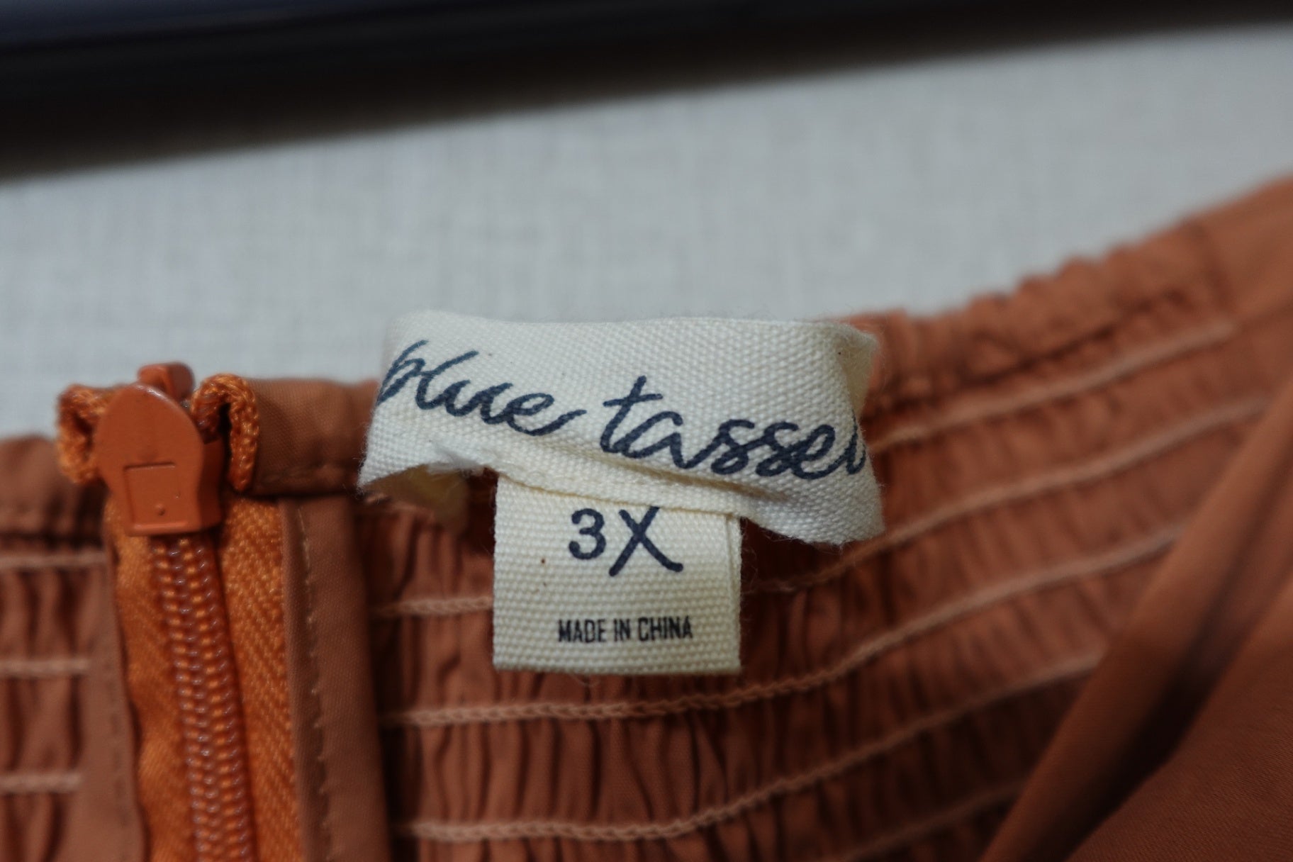 blue tasser, High Waisted Skirt, Size 3X