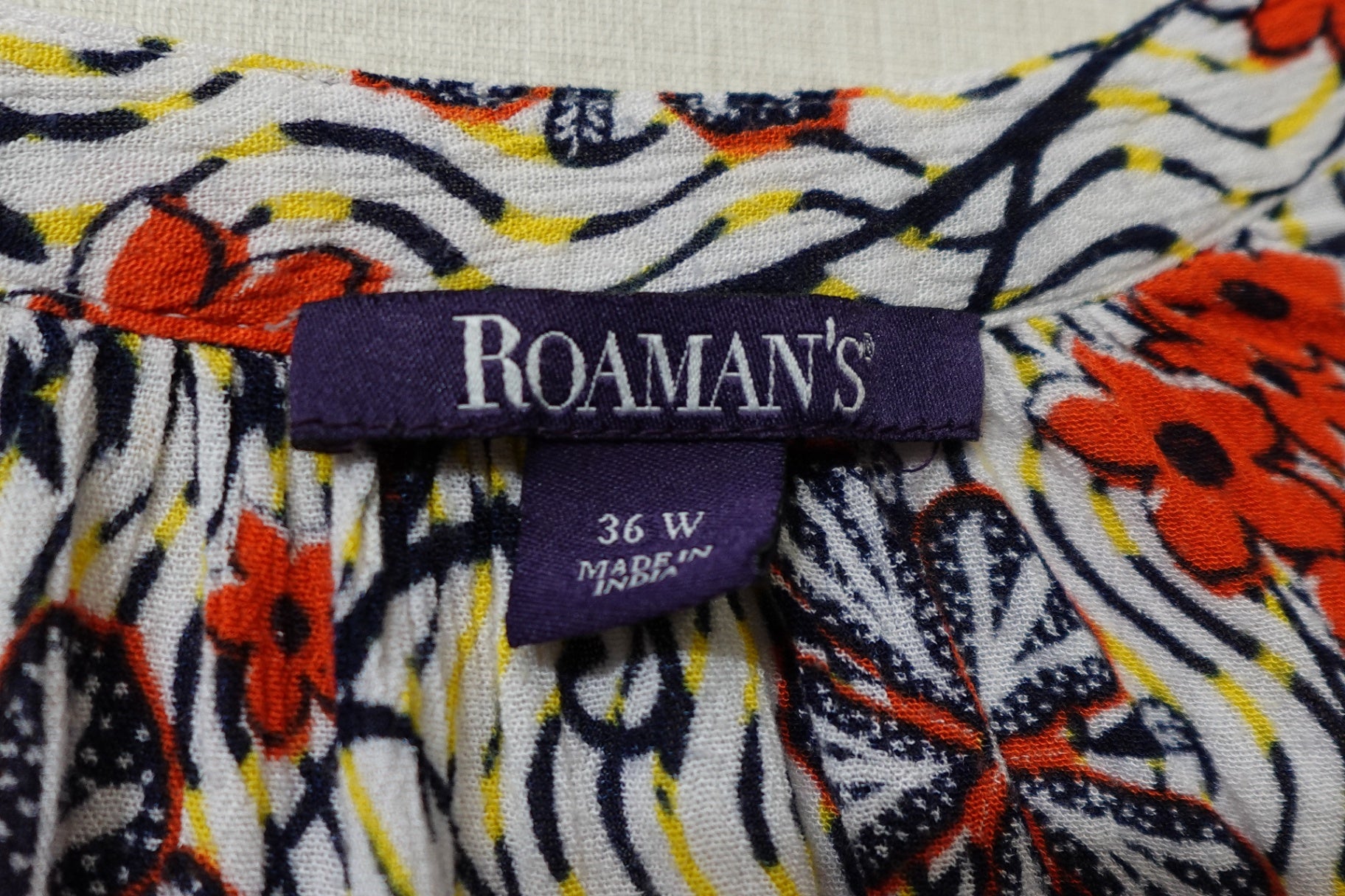 Roaman's, Short Sleeve Top, Size 36W