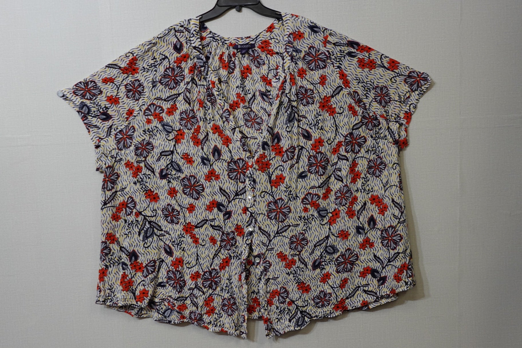 Roaman's, Short Sleeve Top, Size 36W