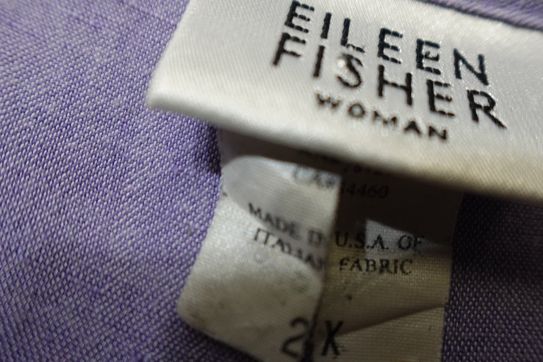 Eileen Fisher, 3/4 Sleeve Button Down, Size 2X