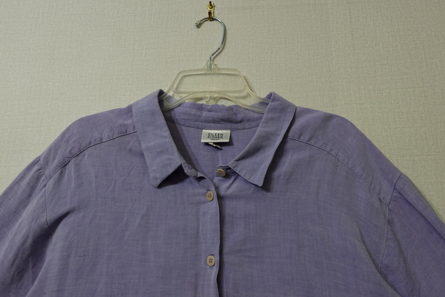Eileen Fisher, 3/4 Sleeve Button Down, Size 2X