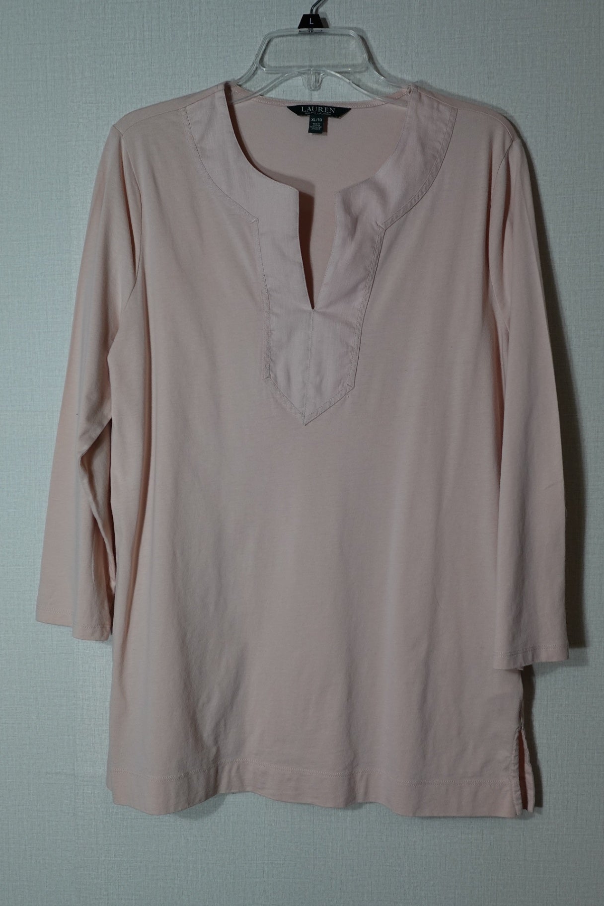 LAUREN Ralph Lauren, 3/4 Sleeve Top, Size XL
