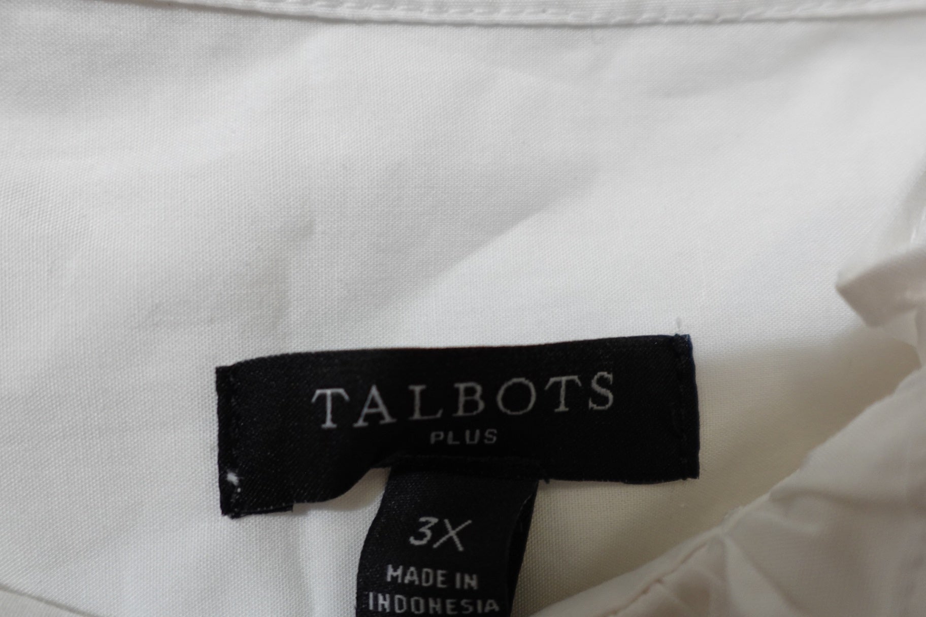 Talbots , Long Sleeve Button Down Top, Size 3X