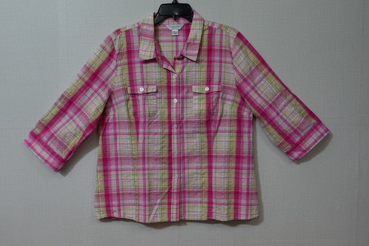 CHRISTOPHER & BANKS, Long Sleeves Top, Size XLP