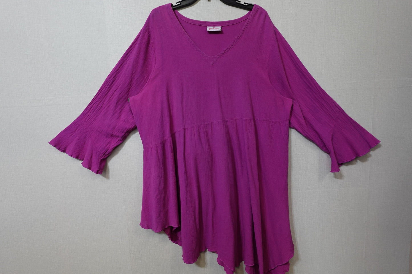 Cotton Ways, 1/2 Sleeve Tunic Short Dress, Size 3X