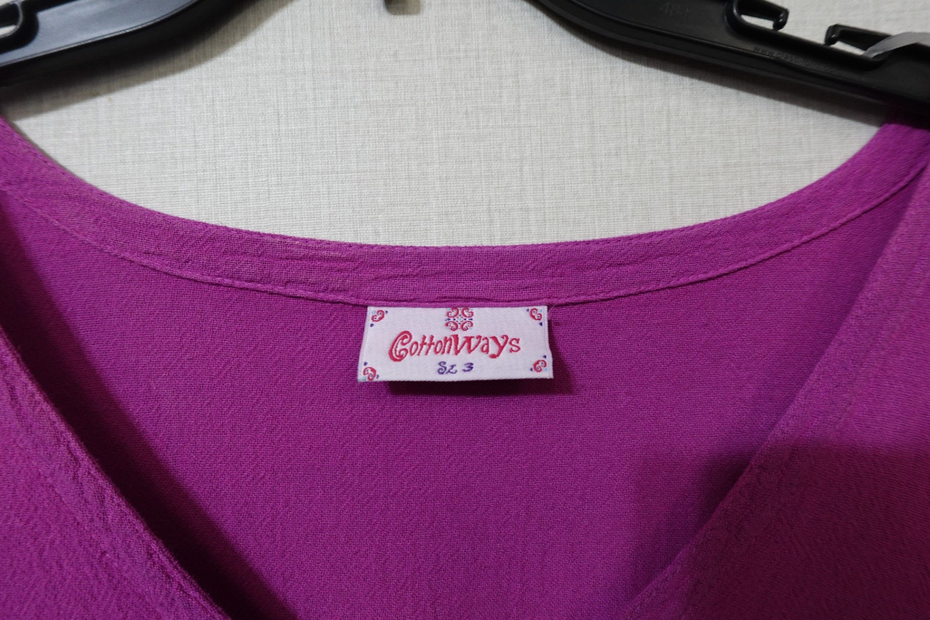 Cotton Ways, 1/2 Sleeve Tunic Short Dress, Size 3X