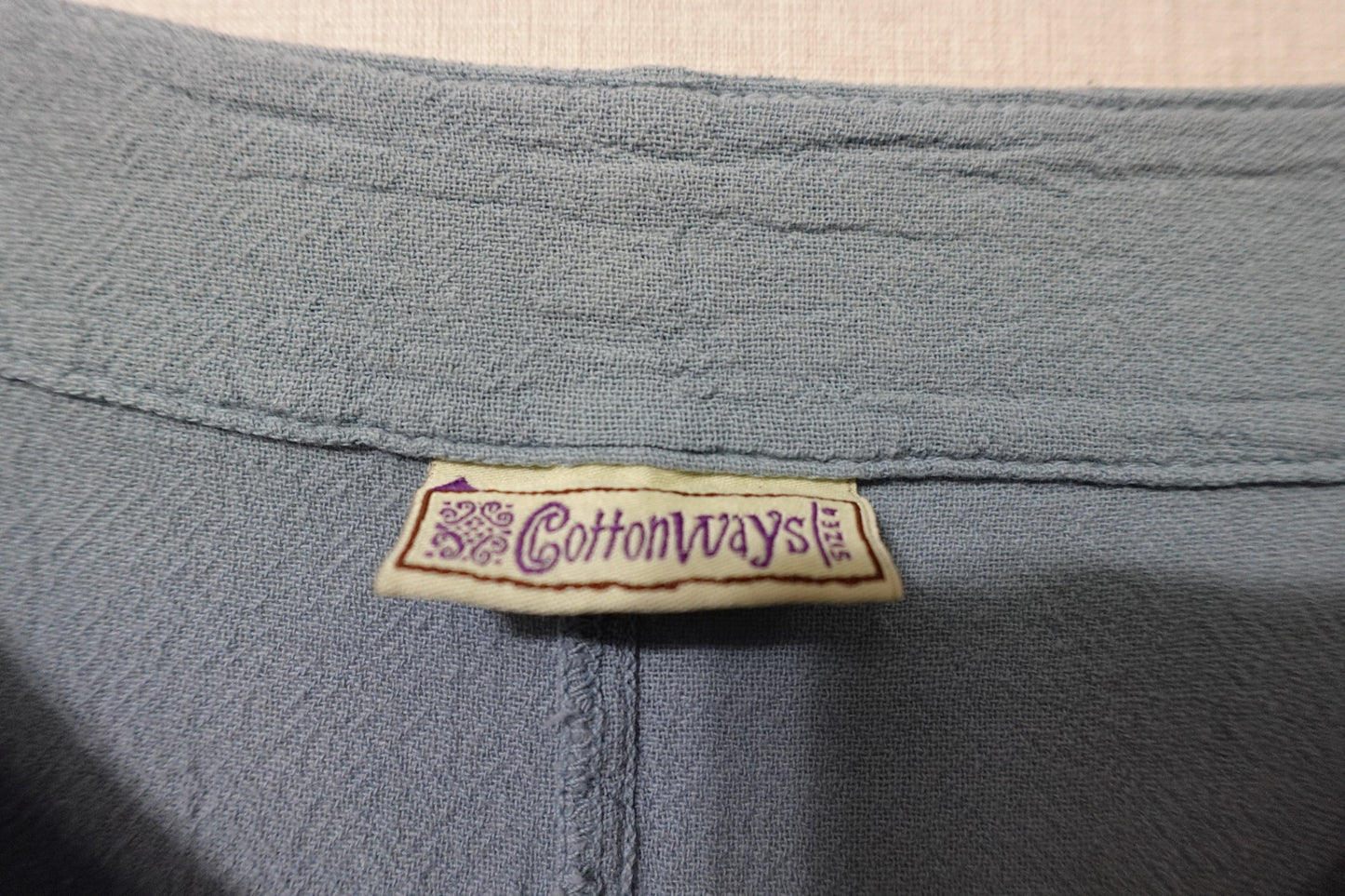 Cotton ways, 3/4 Sleeve Top, Size 4XL