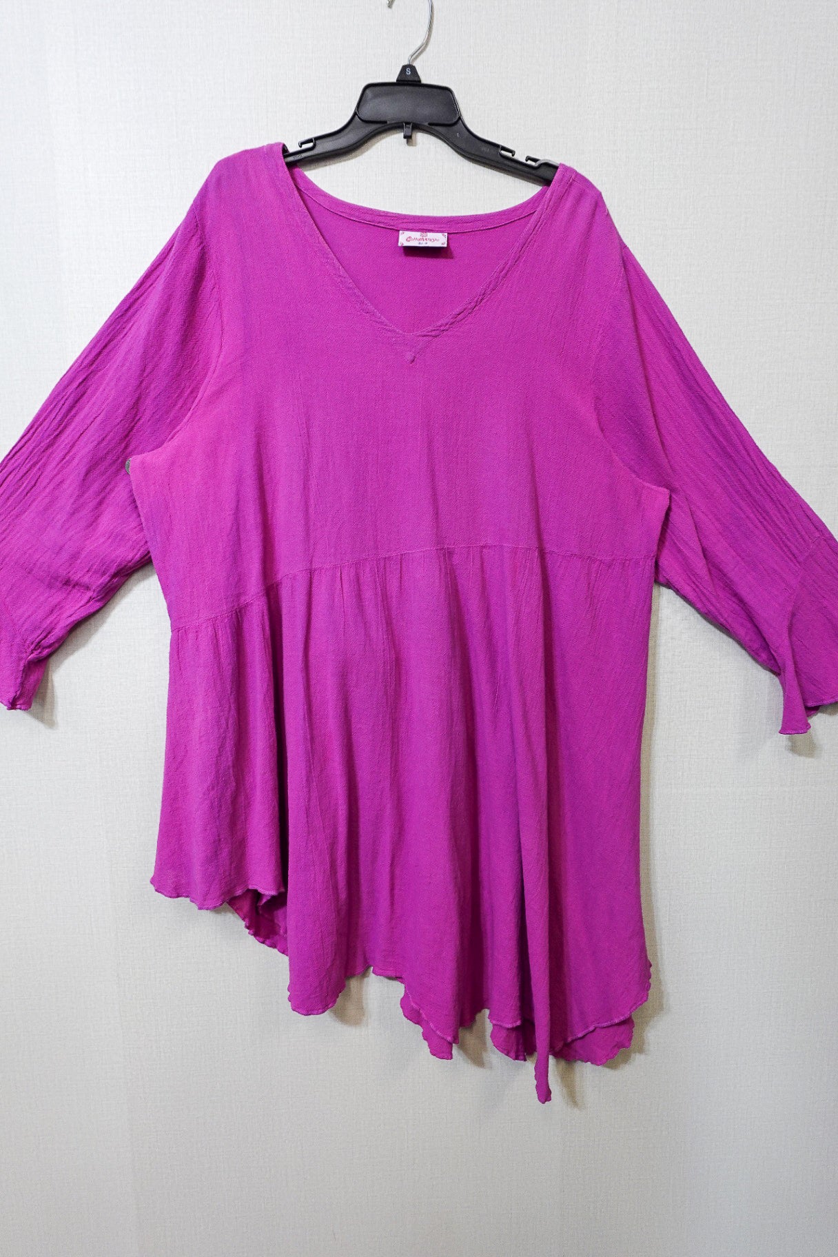 Cotton Ways, 1/2 Sleeve Tunic Short Dress, Size 3X