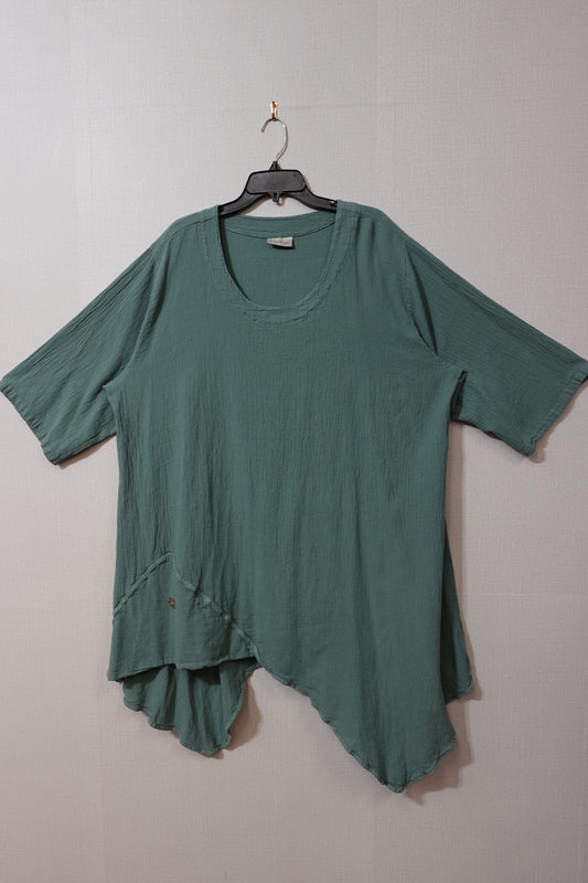 Cotton ways, Short Sleeve Tunic , Size 4X