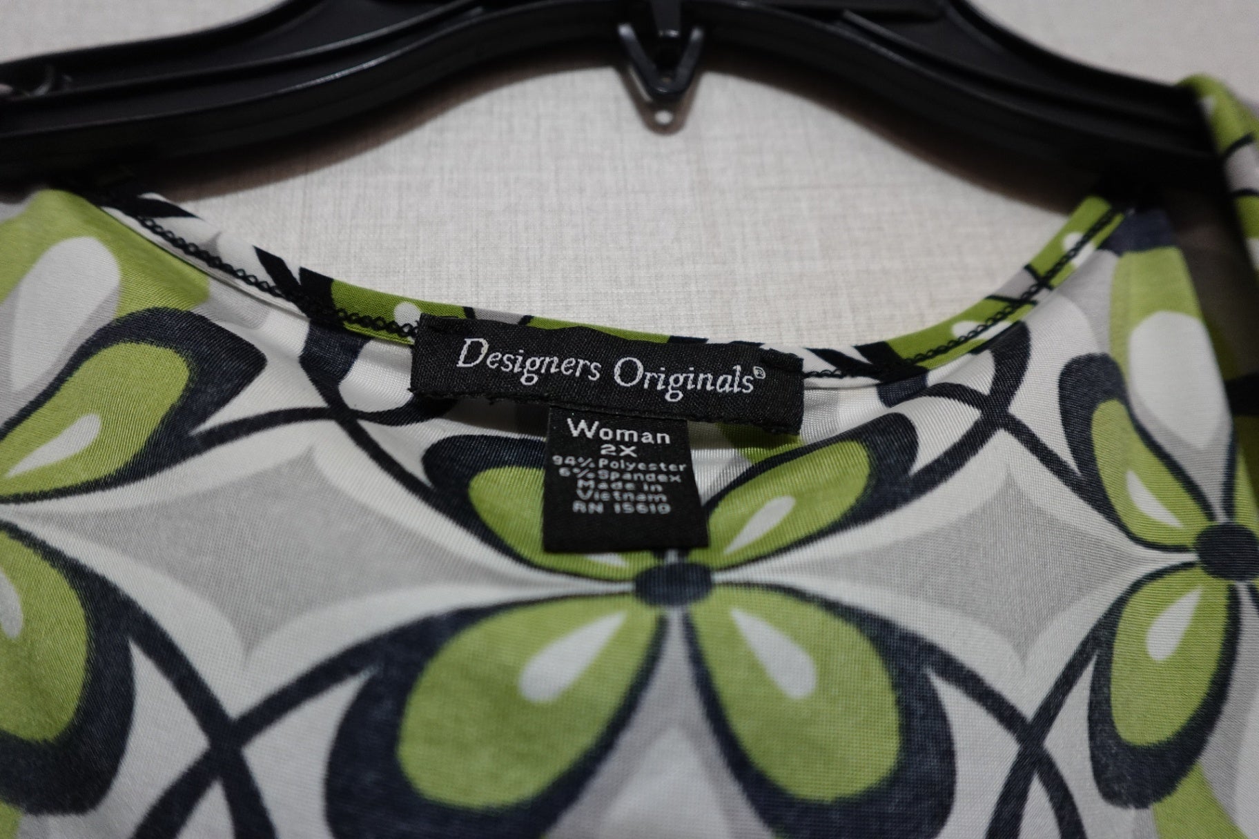 Designers Originals, Long Sleeves Top, Size 2X