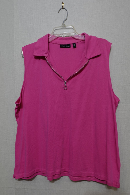 Rafaella, Sleeveless Top, Size 2X