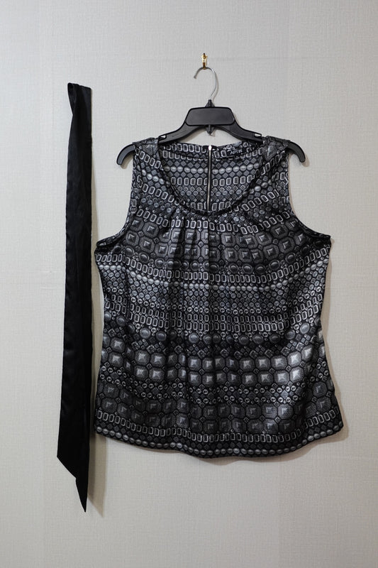 Apt. 9, Sleeveless Top w/ belt, Size Xl