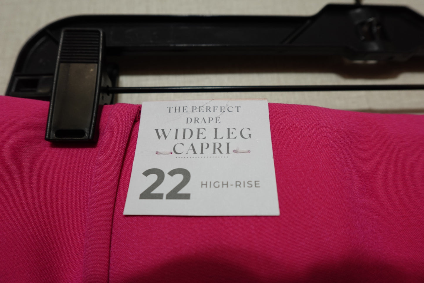 Lane Bryant, New High-rise Wide-Leg Capri, Size 22
