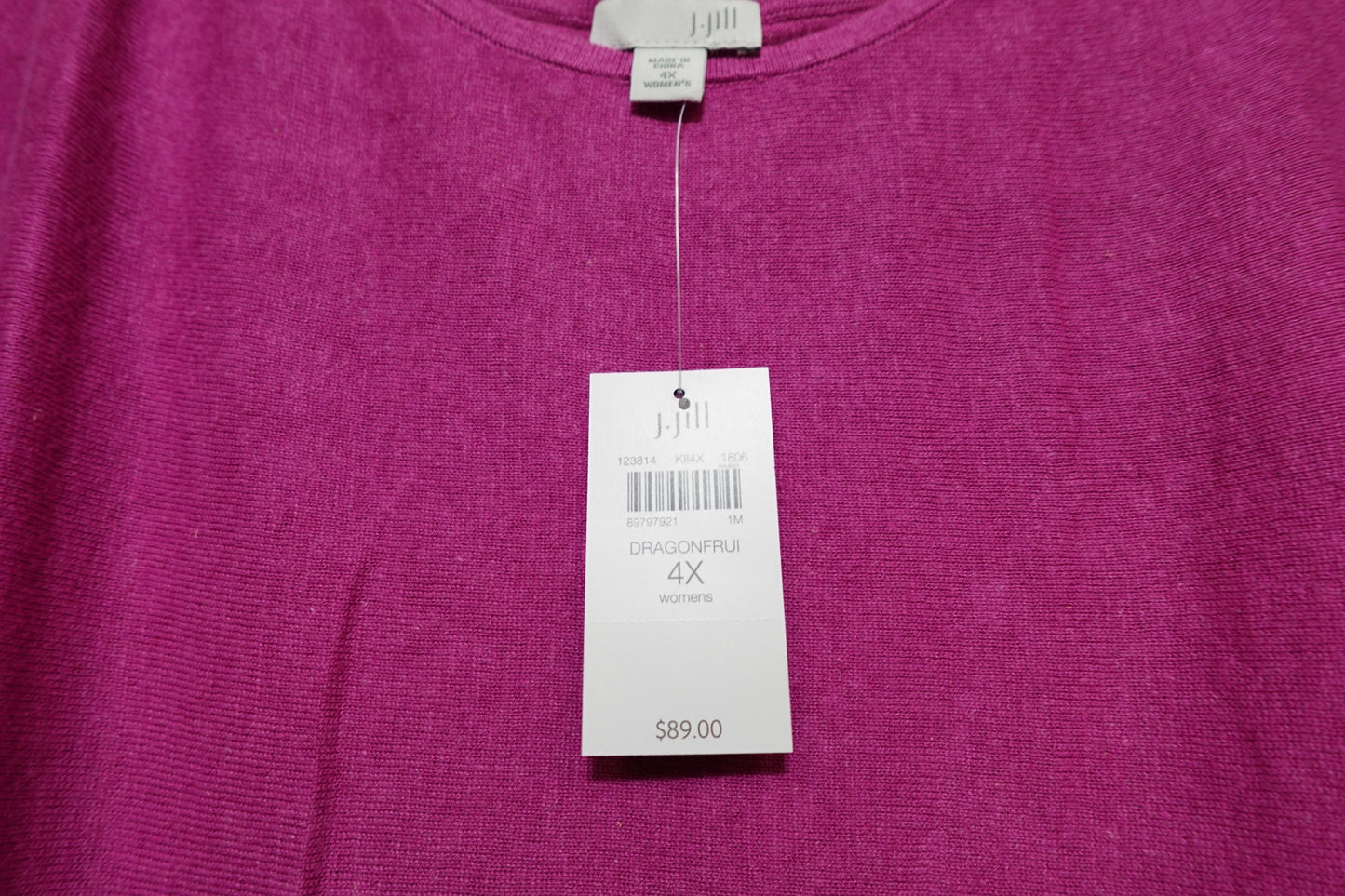 J. Jill, New short sleeve top, Size 4X