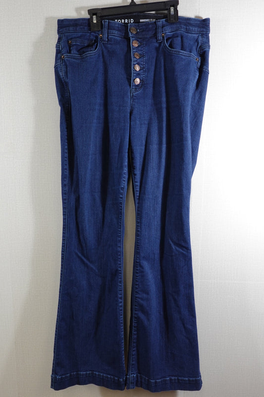 TORRID, Jeans Bombshell flare, Size 14R