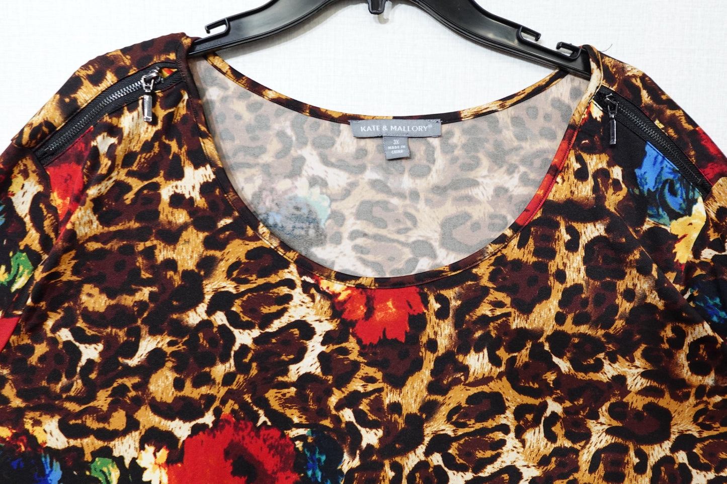 KATE & MALLORY, 3/4 sleeve top, Size 3X