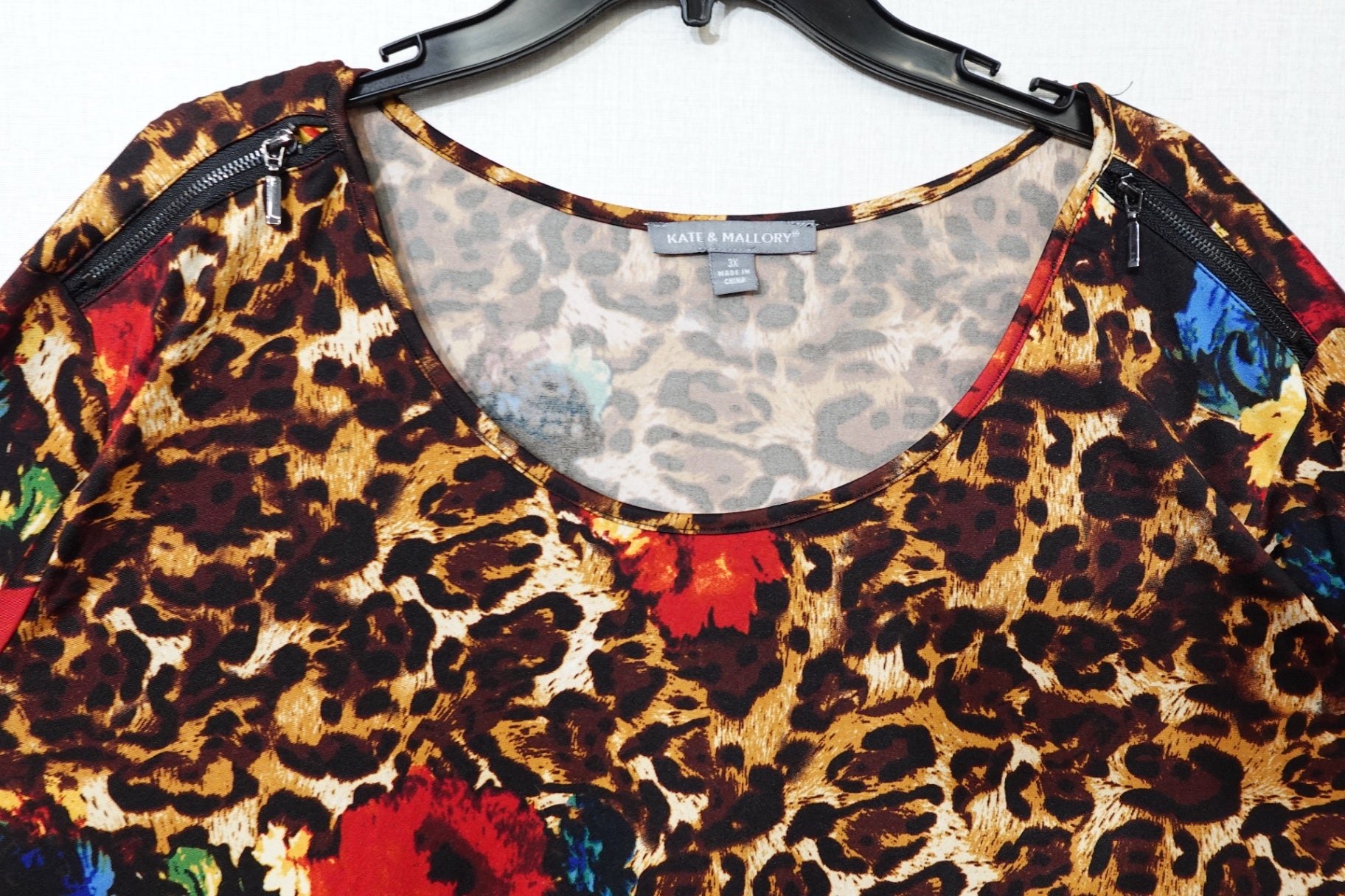 KATE & MALLORY, 3/4 sleeve top, Size 3X