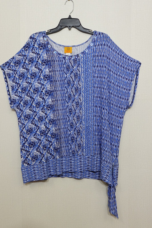 Ruby Rd., Shorts Sleeve Top, Size 3X