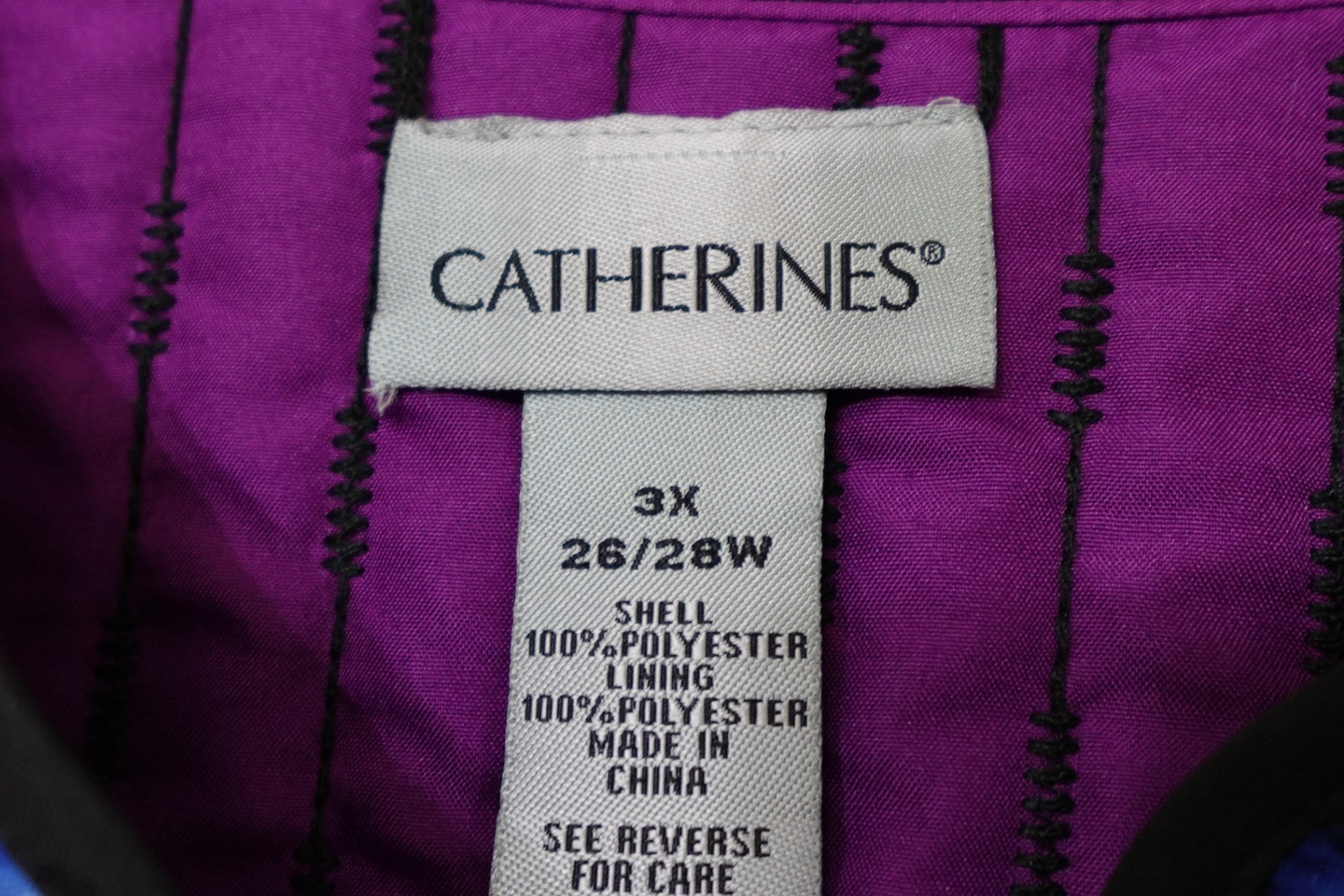New Maggie Barnes For Catherines, Professional Jacket Reversible, Size 26/28W