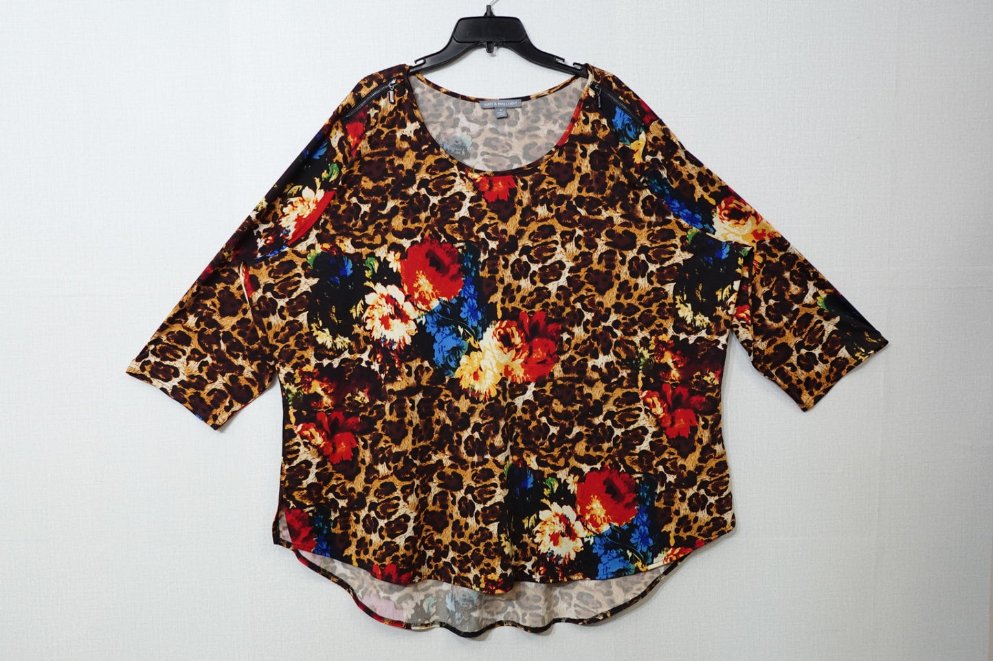 KATE & MALLORY, 3/4 sleeve top, Size 3X